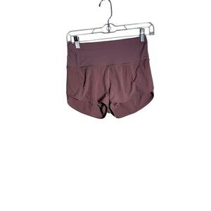 Lululemon Womens Running Shorts Zipper Pocket Size 2 FLAWED